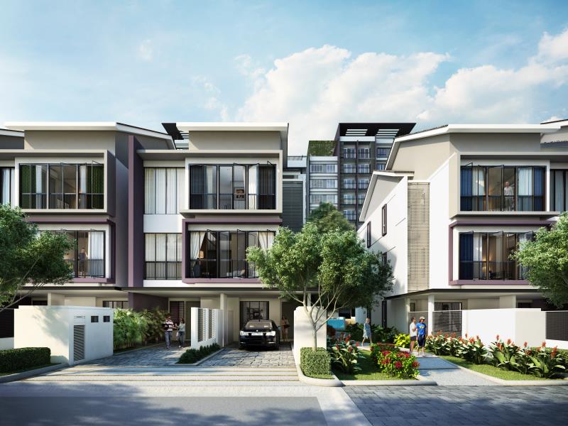Bukit Jelutong : Rimbun Sanctuary (Townhouse)